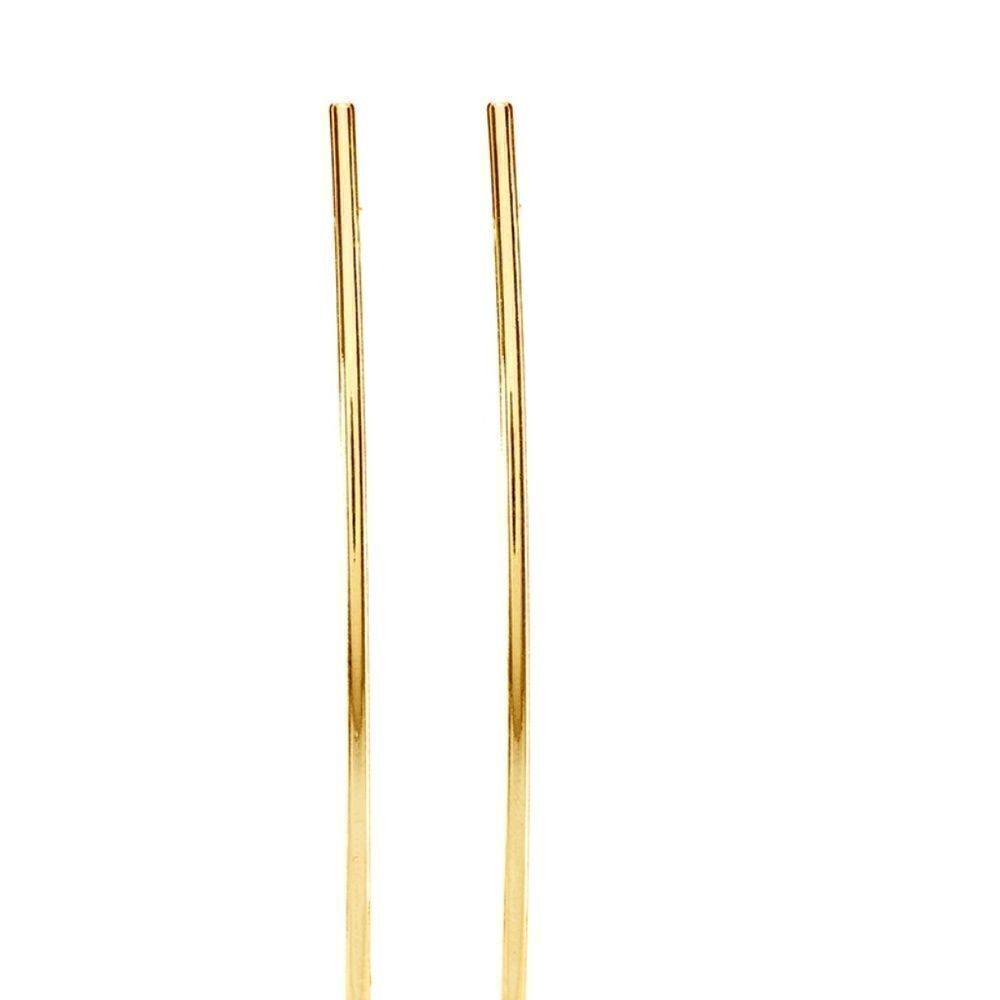 Sara Blaine/eSBe Serendipity Gold Curved Earrings